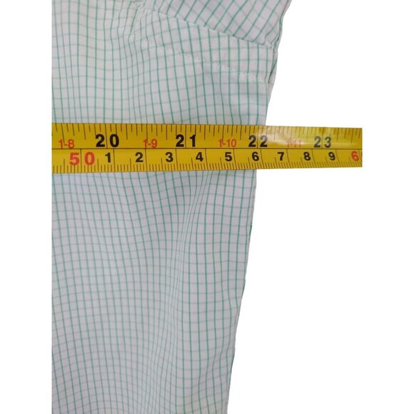 Club Room Men's Long Sleeve Easy Care Green Check Button-Down Shirt Size XL - Picture 5 of 7